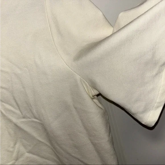 Ann Taylor Cream Short Sleeve Top - Picture 4 of 6